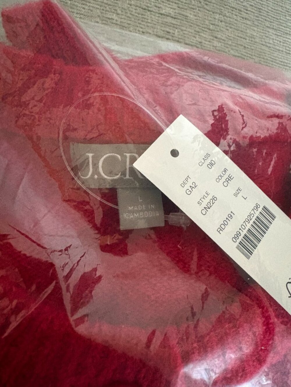 NWT J Crew Supersoft bubble-hem cardigan - Picture 3 of 3